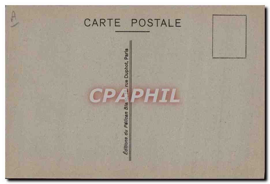 CPA Bateau voilier Fregate — Back