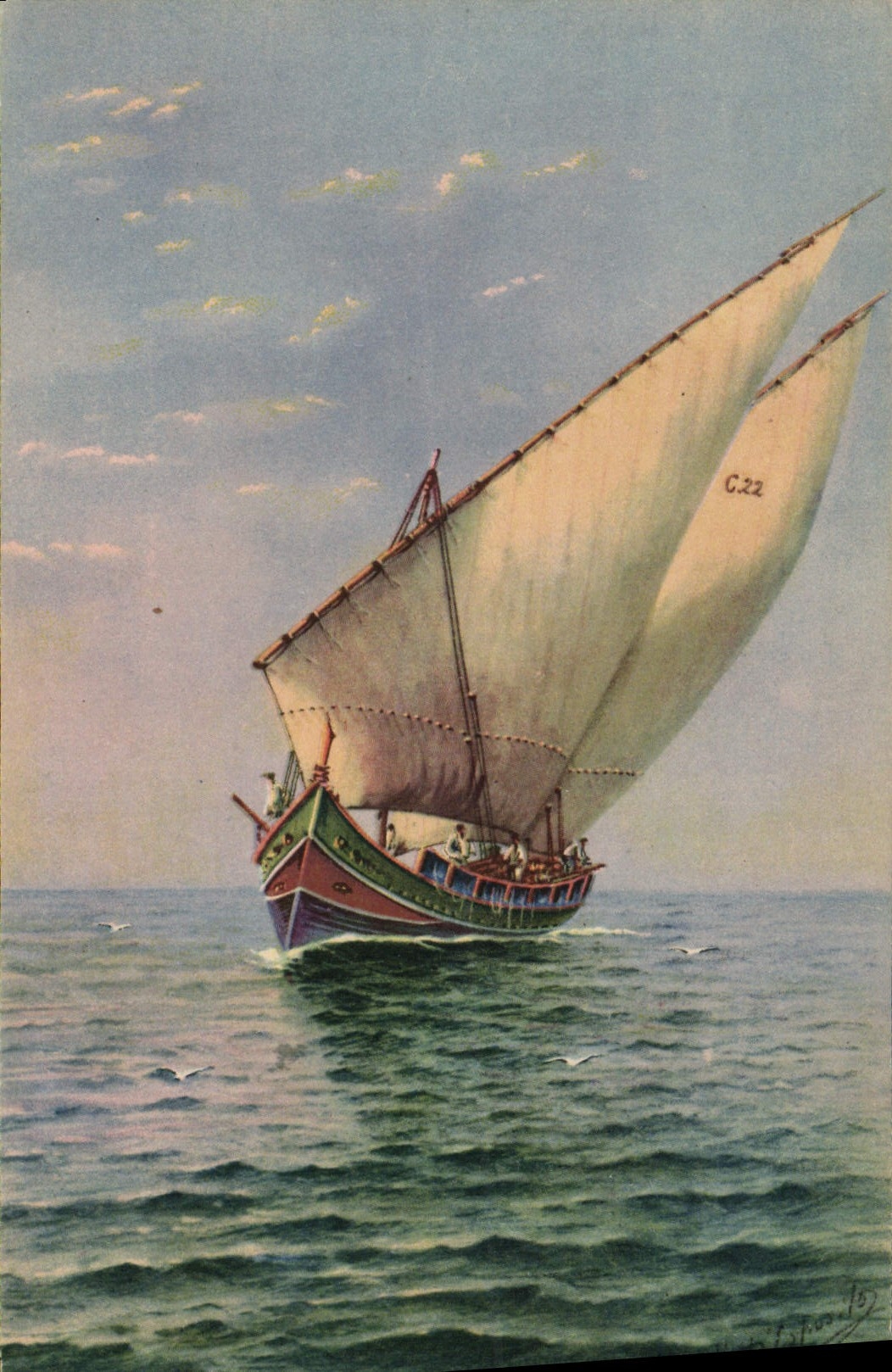 CPA Bateau voilier Sailing boat Malta Malte