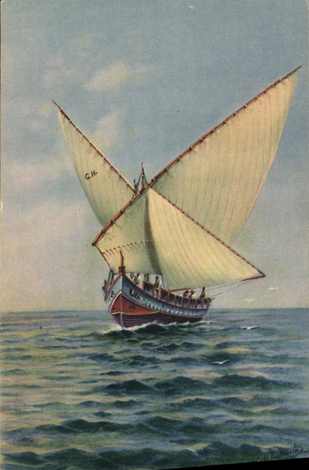 CPA Bateau voilier Sailing boat Malta Malte