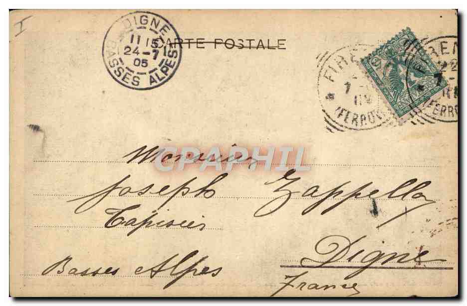 Couple en étreinte — scène de théâtre — éditeur De Longuy — n° 35 — Rückseite