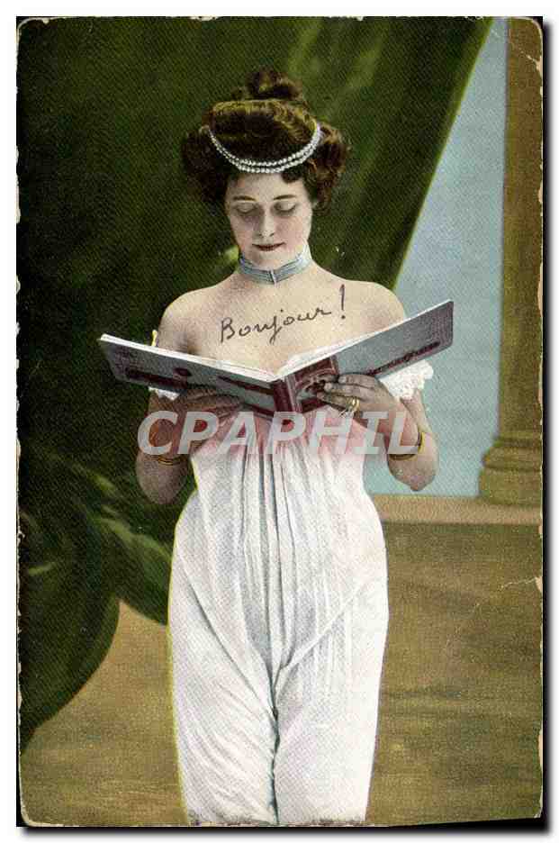 CPA Femme nu erotique