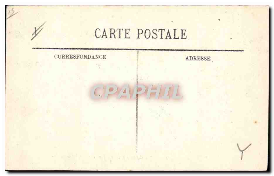 CPA Militaria Aix en Provence Caserne Rostolan  — Rückseite