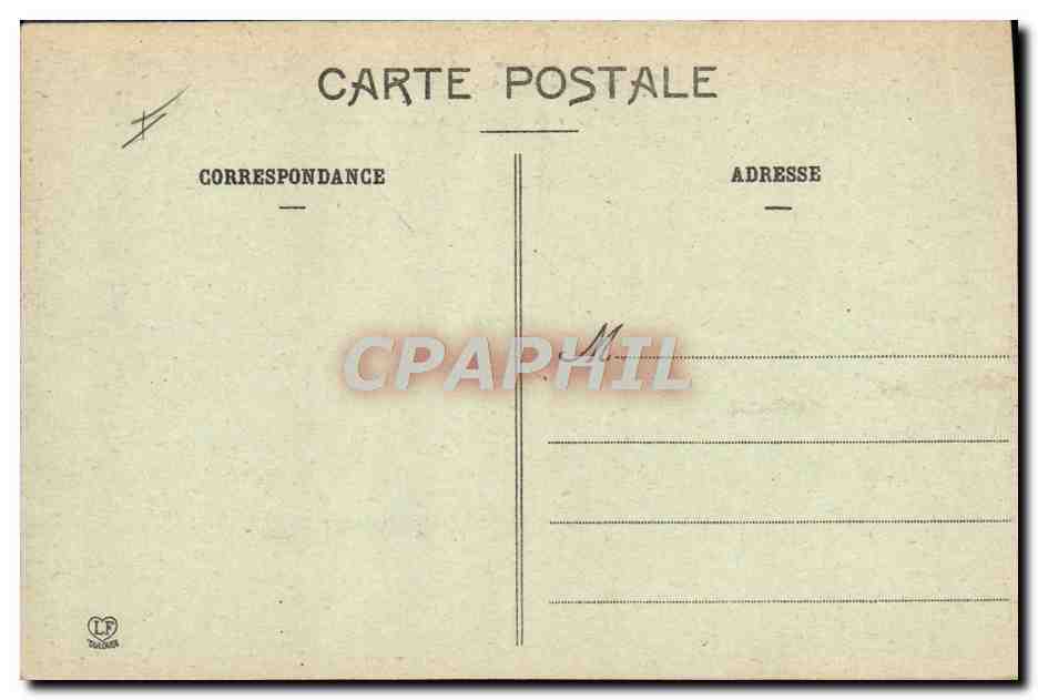 CPA Militaria Pau Facade de la caserne Bernadotte Avion — Rückseite