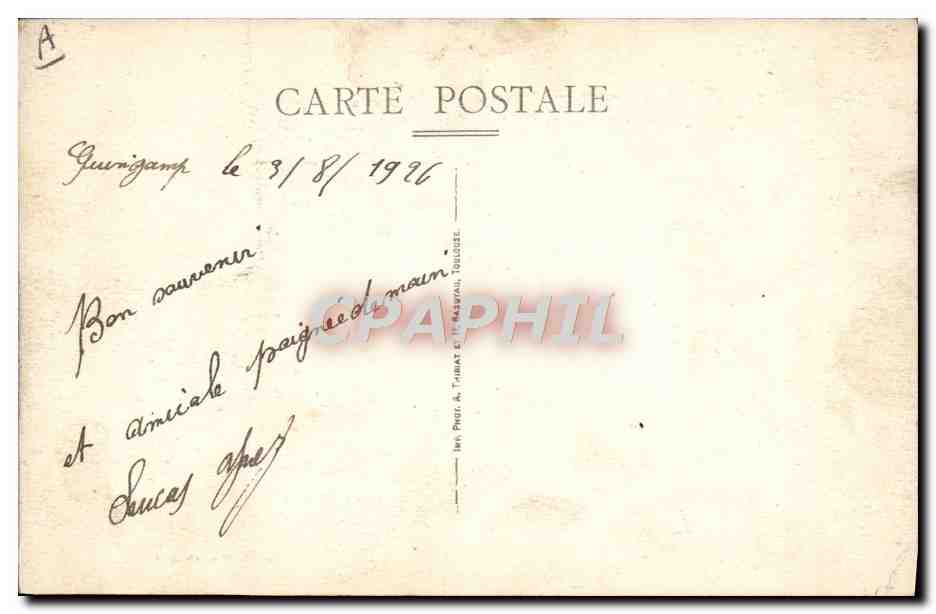 Guingamp — Caserne du 48e Régiment d'Infanterie — L'Épluchage des légumos — Edit. Coopérative du 48e R.I. — Reverso