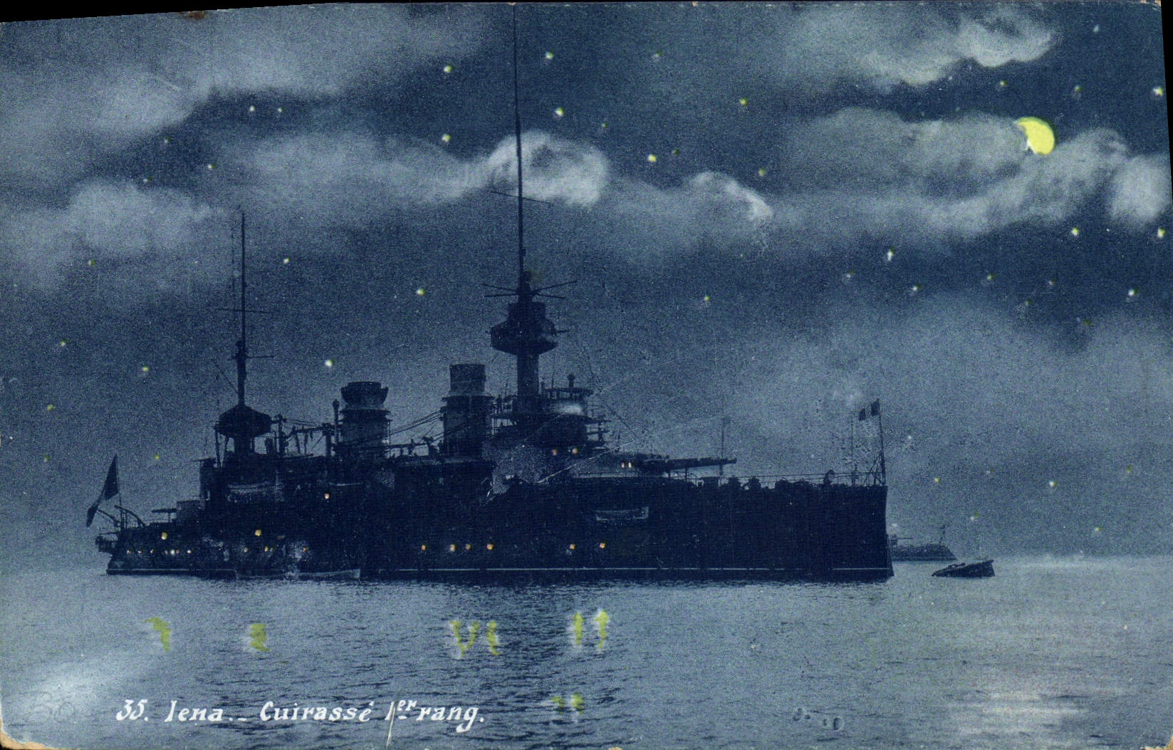 CPA Bateau Iena Cuirasse d'escadre 