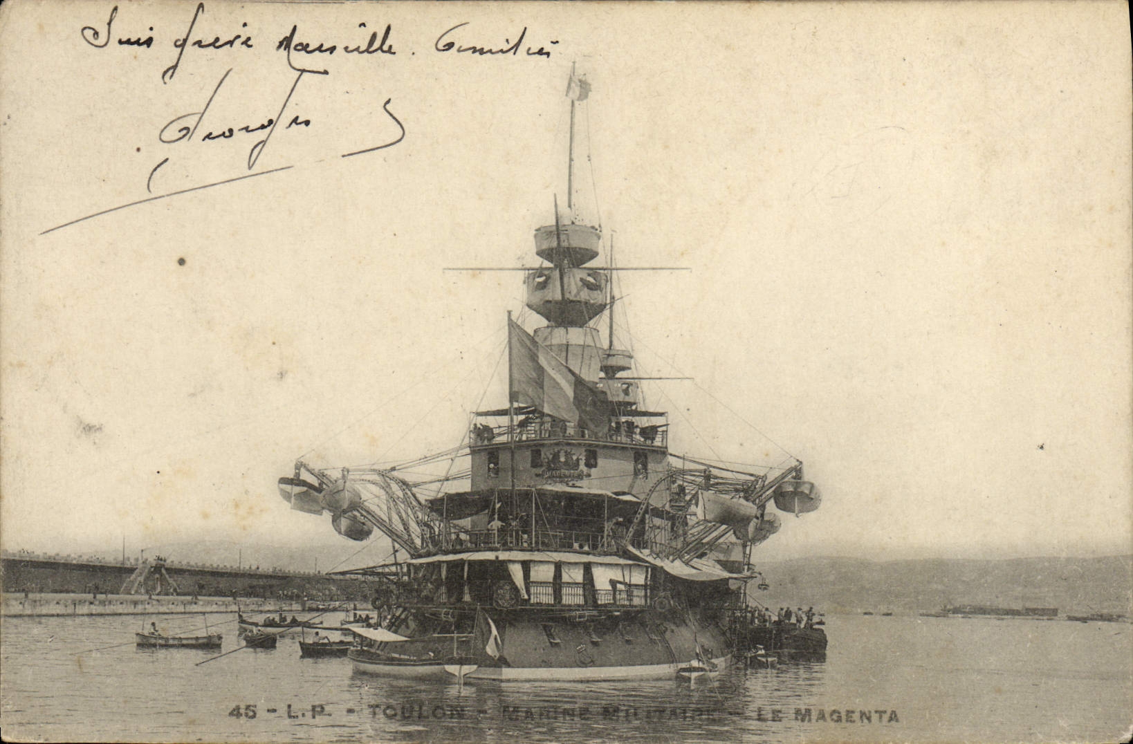CPA Bateau Toulon Le Magenta 