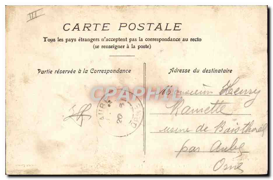 L'Escadre du Nord au large de Barfleur — L. et L. Havre, déposé — Verso