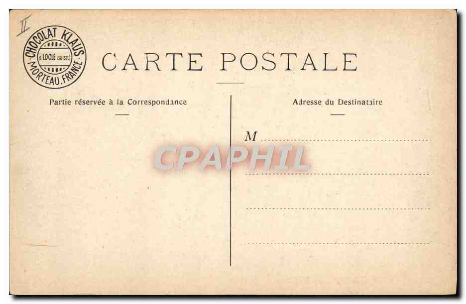 Cuirassé d'escadre à Toulon — CHOCOLAT KLAUS — éditeur CHOCOLAT KLAUS — Verso