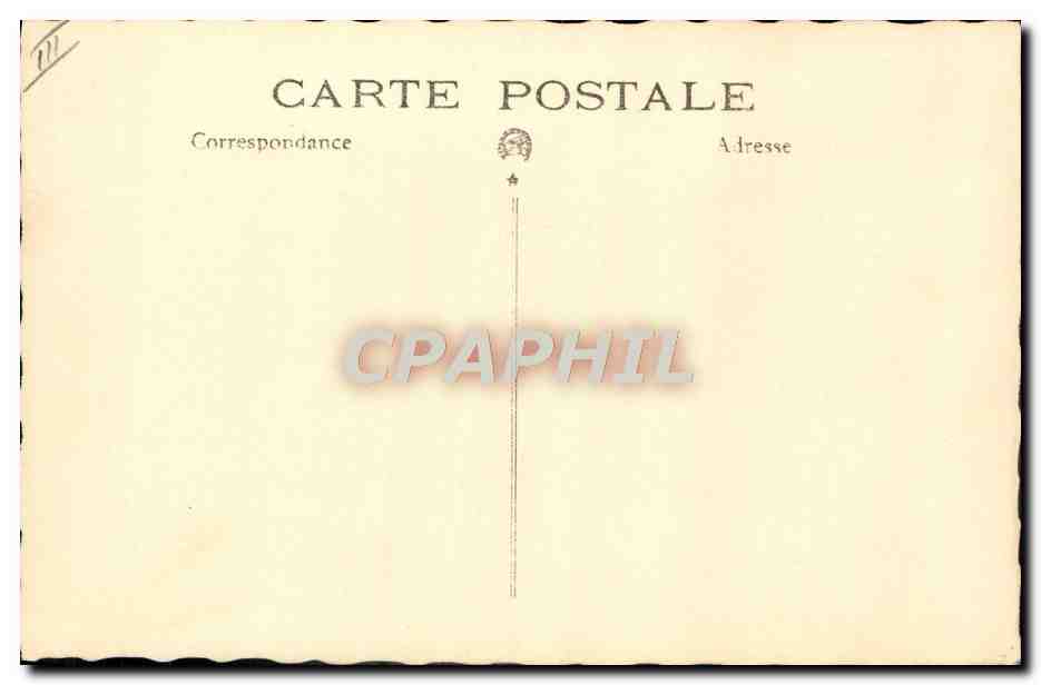 CARTE PHOTO Bateau Canons — Verso