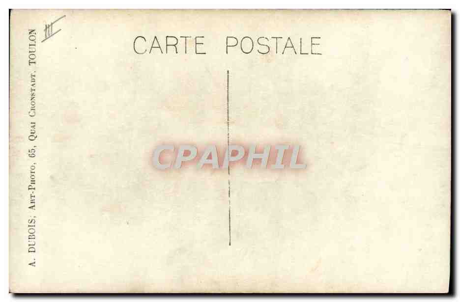 CPA Bateau Escadre de la Mediterranee  — Verso