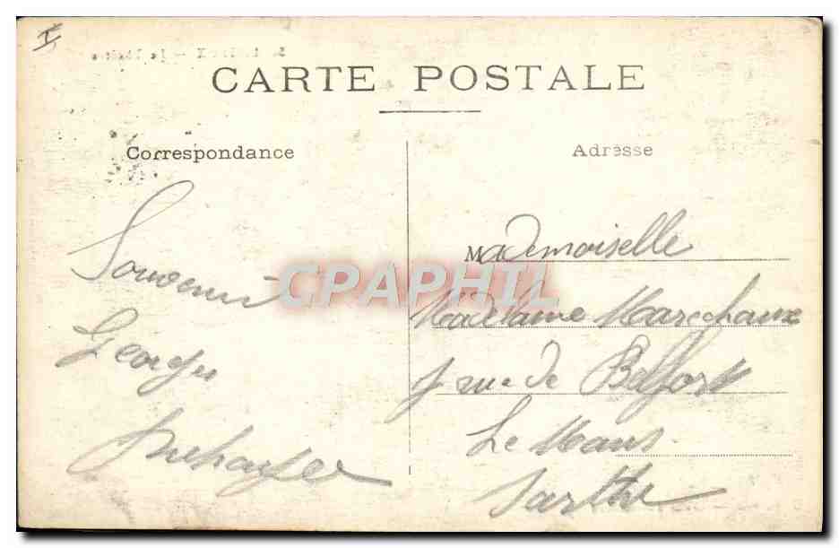 CPA Lisieux Le Theatre  — Verso