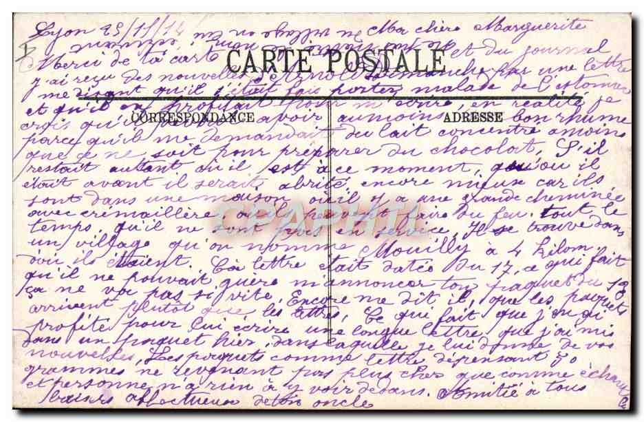 CPA Lyon Le grand Theatre  — Verso