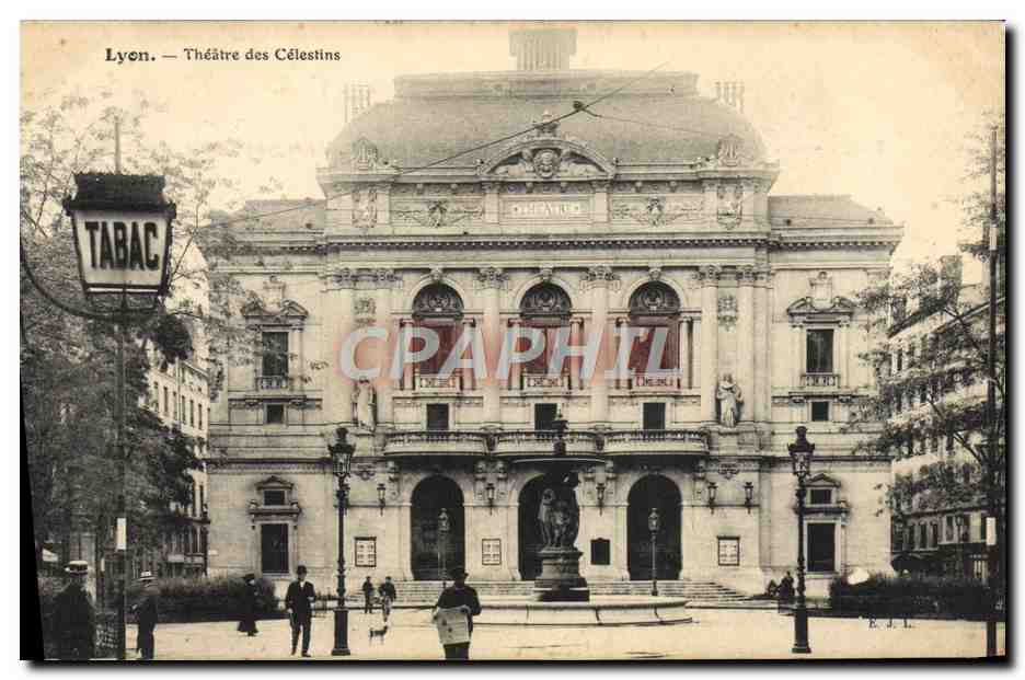 CPA Lyon Theatre des Celestins Tabac