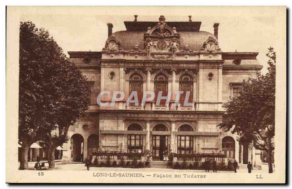 CPA Lons le Saulnier Facade du Theatre 