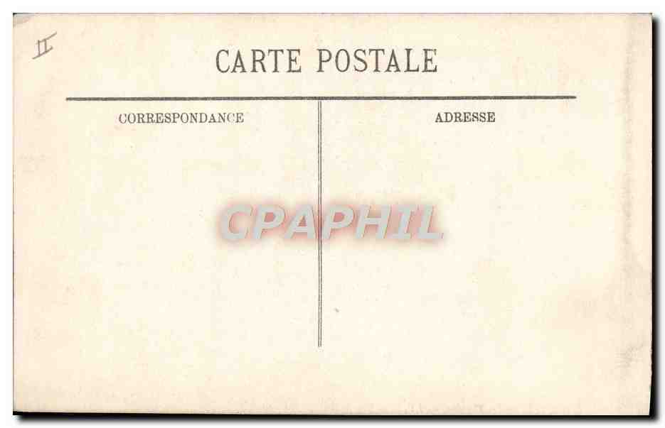 CPA Lorient Le Theatre Cafe Louis XIV — Verso