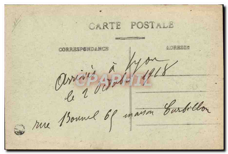 CPA Lyon Le grand Theatre  — Verso