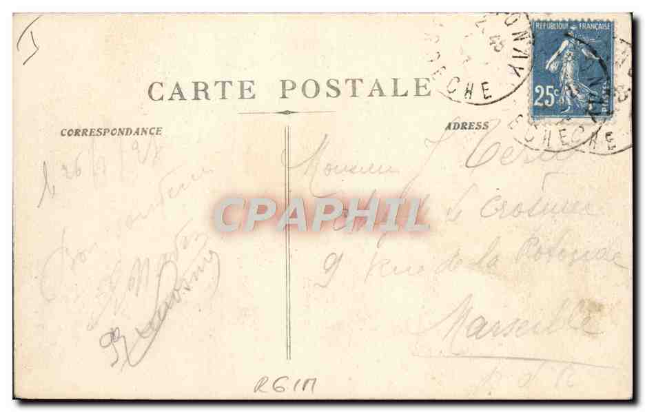 CPA Lyon Le Theatre des Celestins — Verso