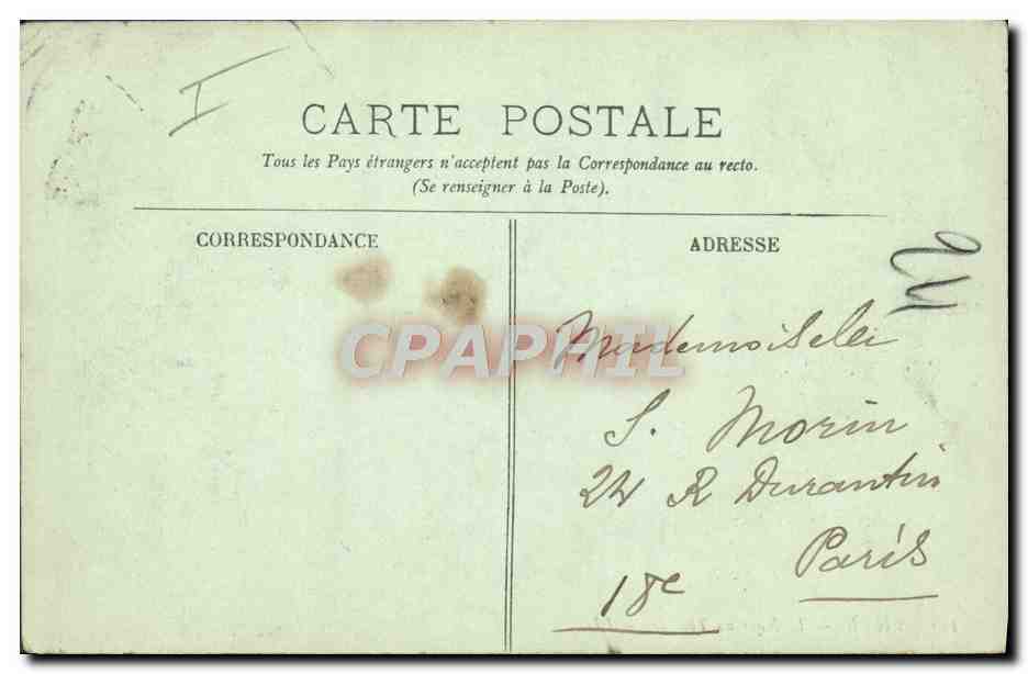 CPA Lille Le nouveau Theatre — Verso