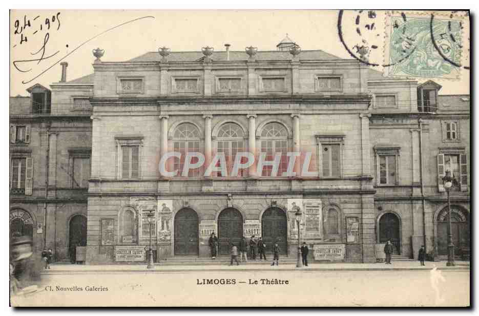 CPA Limoges Le Theatre 