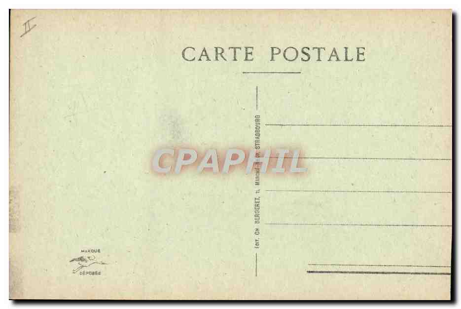 CPA Mulhouse Le Theatre  — Verso