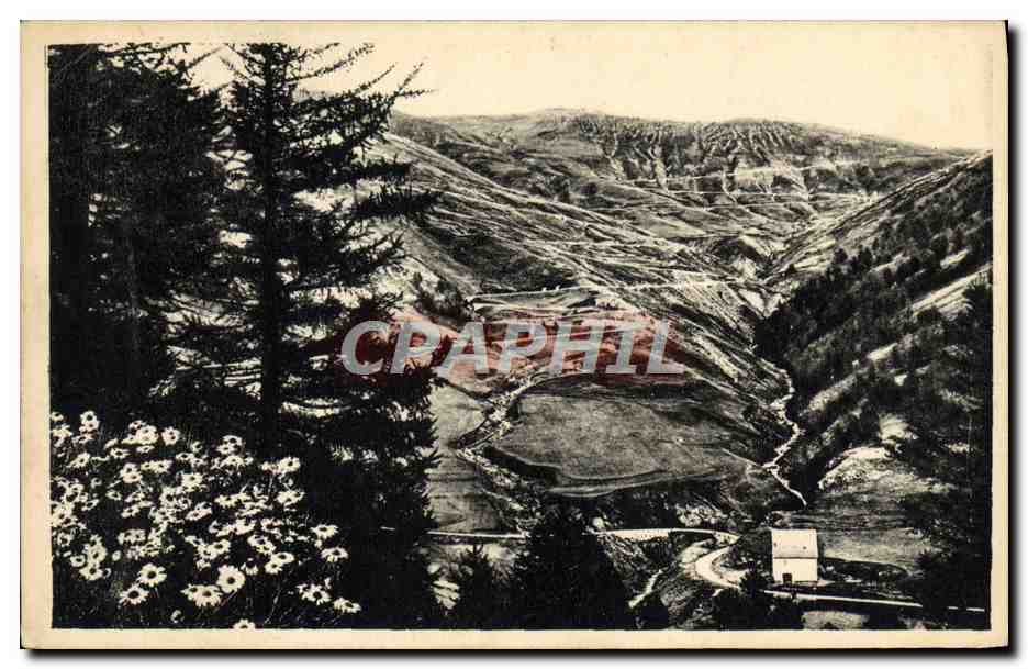 Col d'Allos — Les lacets et le Bas-Refuge — Photos d'Art A. Mollaret, Grenoble