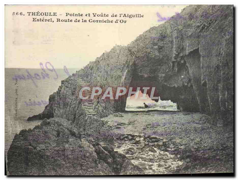 Théoule - Pointe et Voûte de l'Aiguille — Estérel, Route de la Corniche d'Or — n° 566