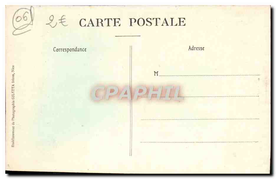 Théoule - Pointe et Voûte de l'Aiguille — Estérel, Route de la Corniche d'Or — n° 566 — Achterkant