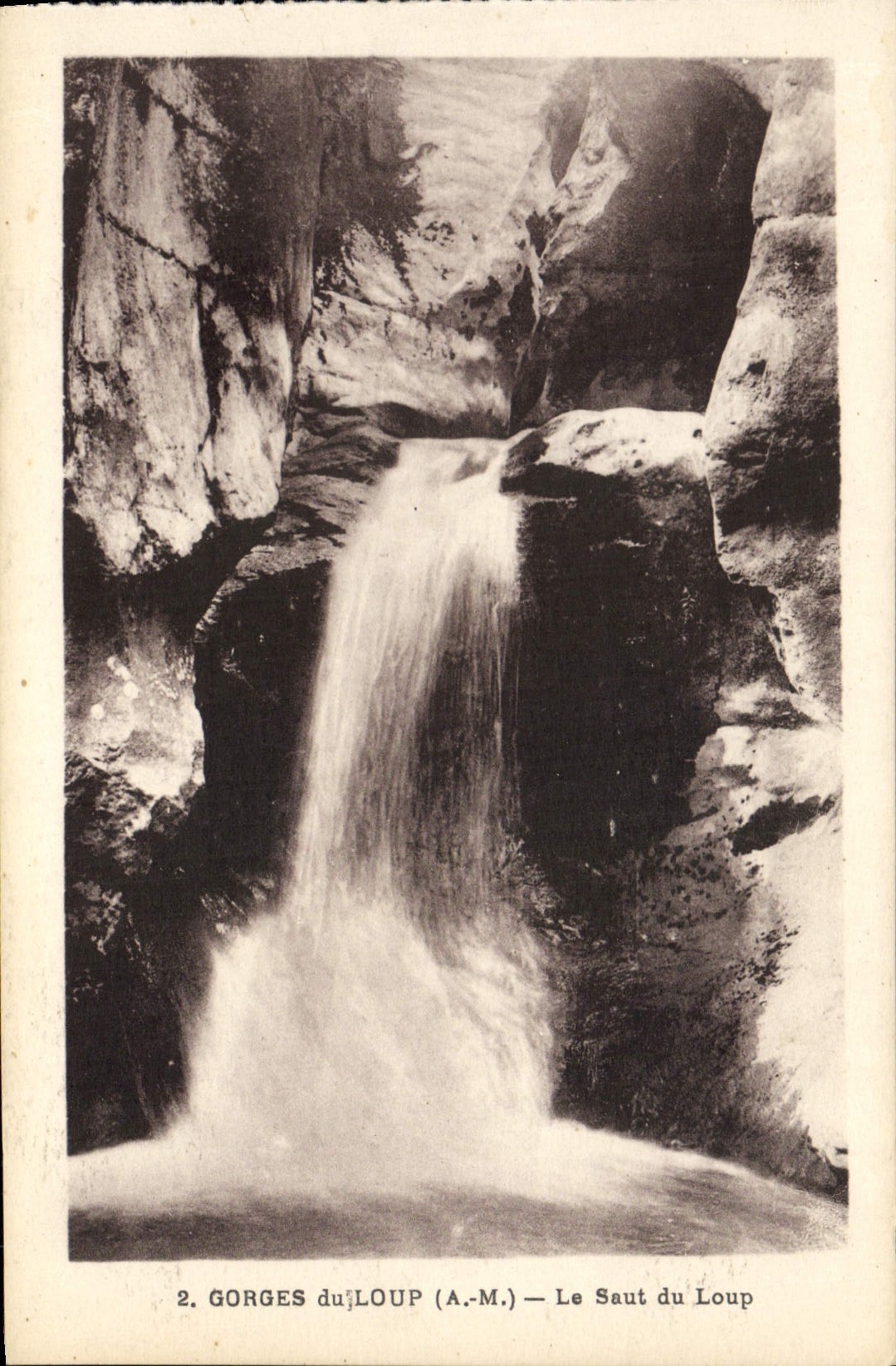 CPA Les Gorges Du Loup Le Saut du Loup