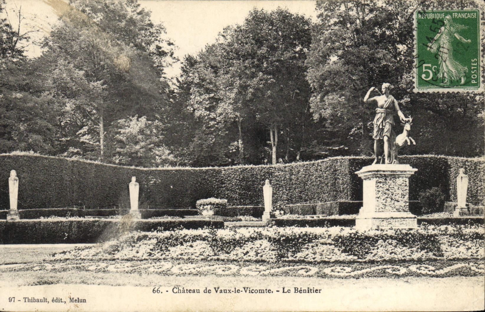 Château de Vaux-le-Vicomte - Le Bénitier — Thibault, édit., Melun