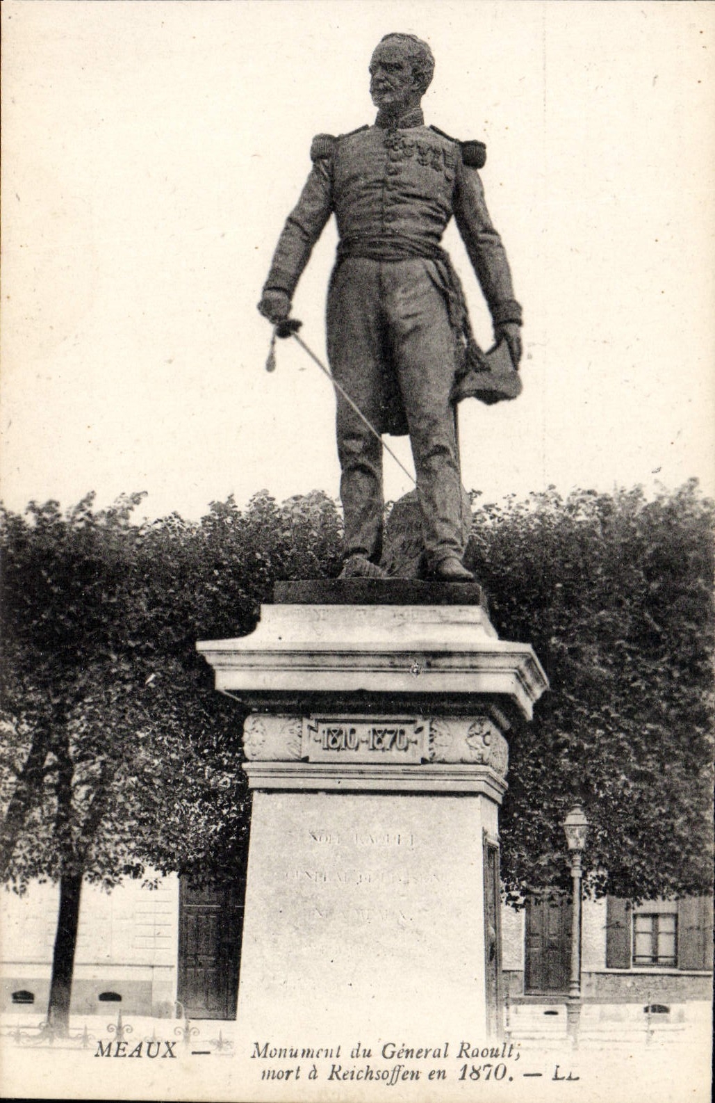 CPA Meaux Monument du General Raoult mort a Reichsoffen