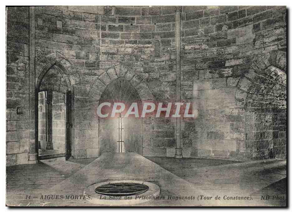 Aigues-Mortes — La Sala dei Prigionieri Ugonotti ('Torre di Costanza') — ND Phot