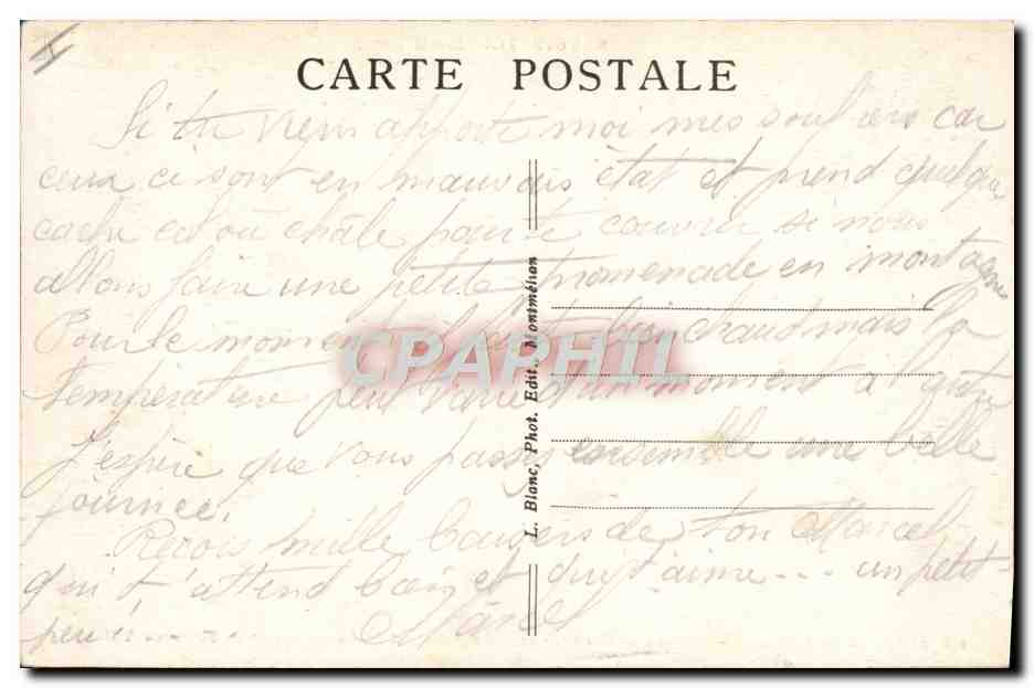 CPA St Pierre d'Albigny Chateau de Miolans Ancienne prison d'etat de la maison de Savoie  — Rückseite