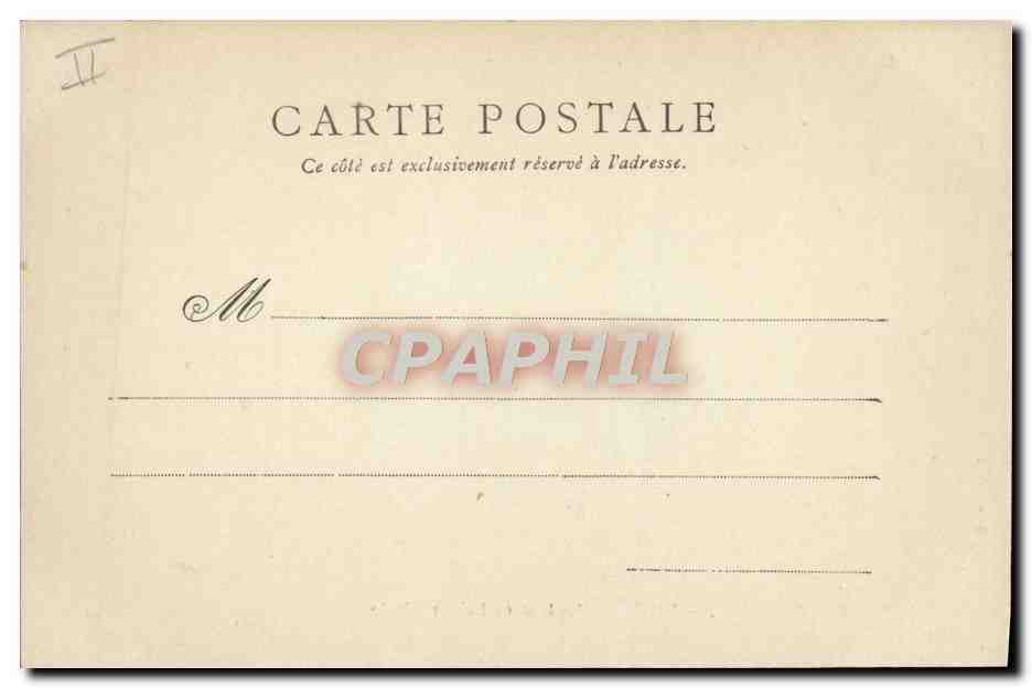 CPA Gex Palais de Justice et Prison Civile — Rückseite