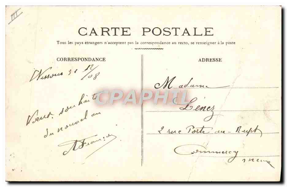 CPA Etablissements penitentiaires de Fresnes Vue panoramique prise de l'avenue de Versailles le quartier des femmes  — Rückseite