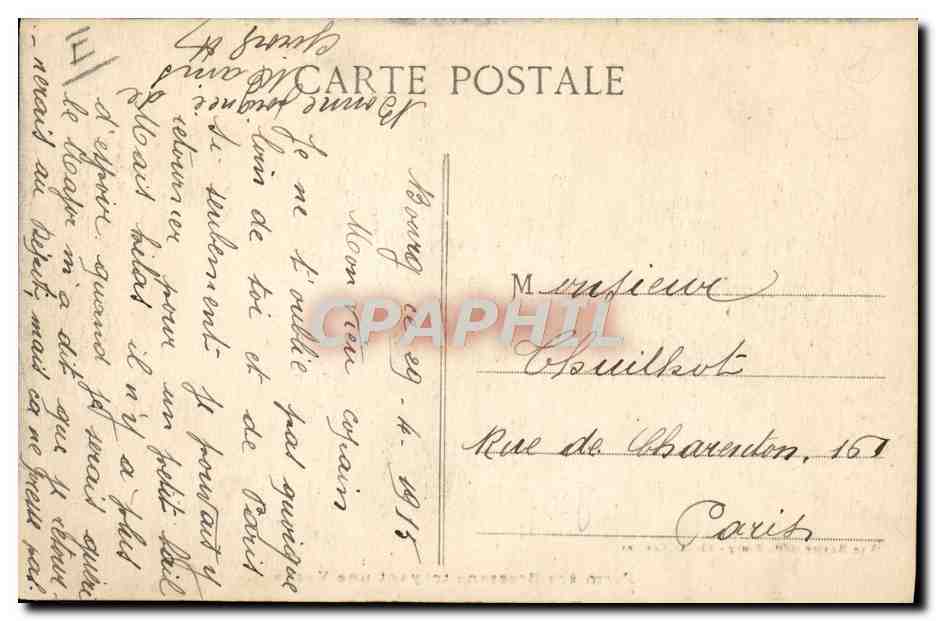 CPA Folklore Fermiere Bressane trayant une vache TOP — Rückseite