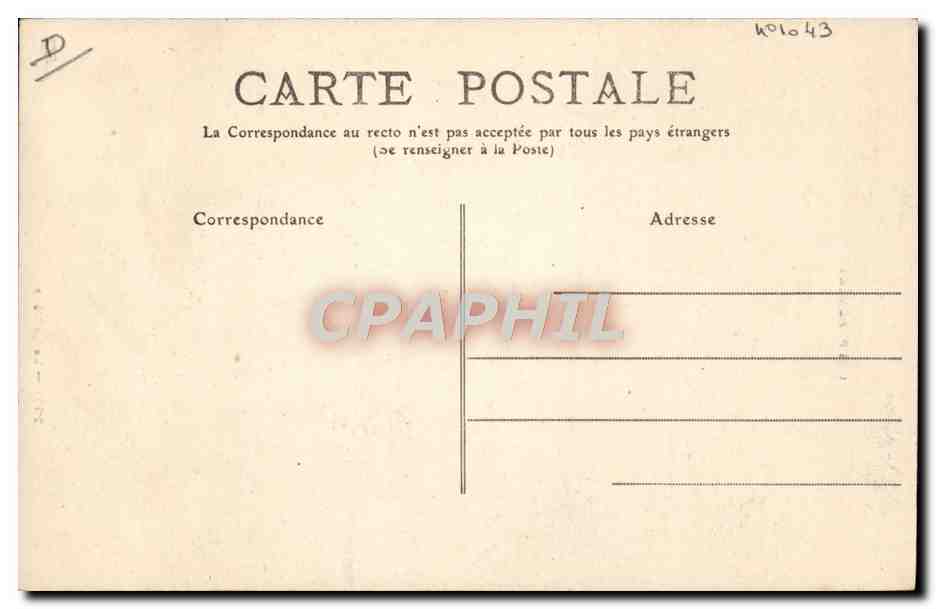 CPA Folklore Pyrenees La laitiere  — Rückseite