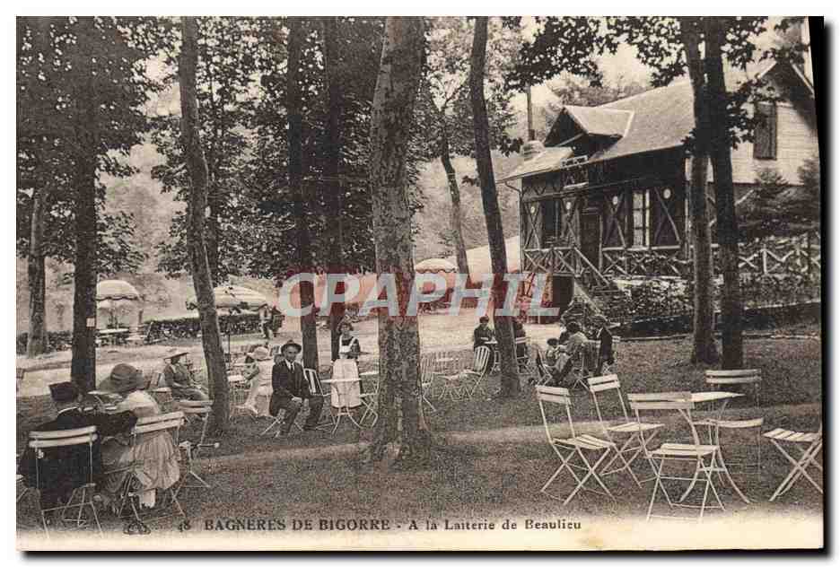 Bagneres de Bigorre — A la Laiterie de Beaulieu — CPAPHIL