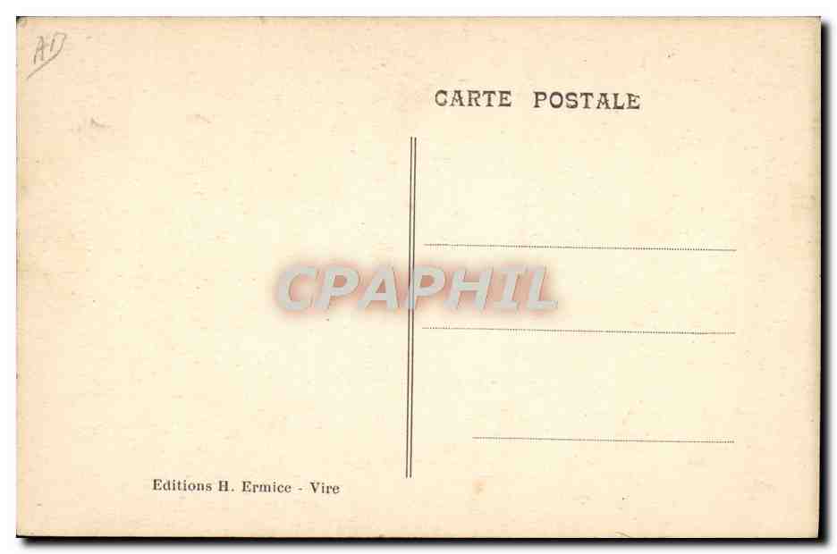 CPA Folklore Normandie une jolie laitiere Ane Mule  — Verso