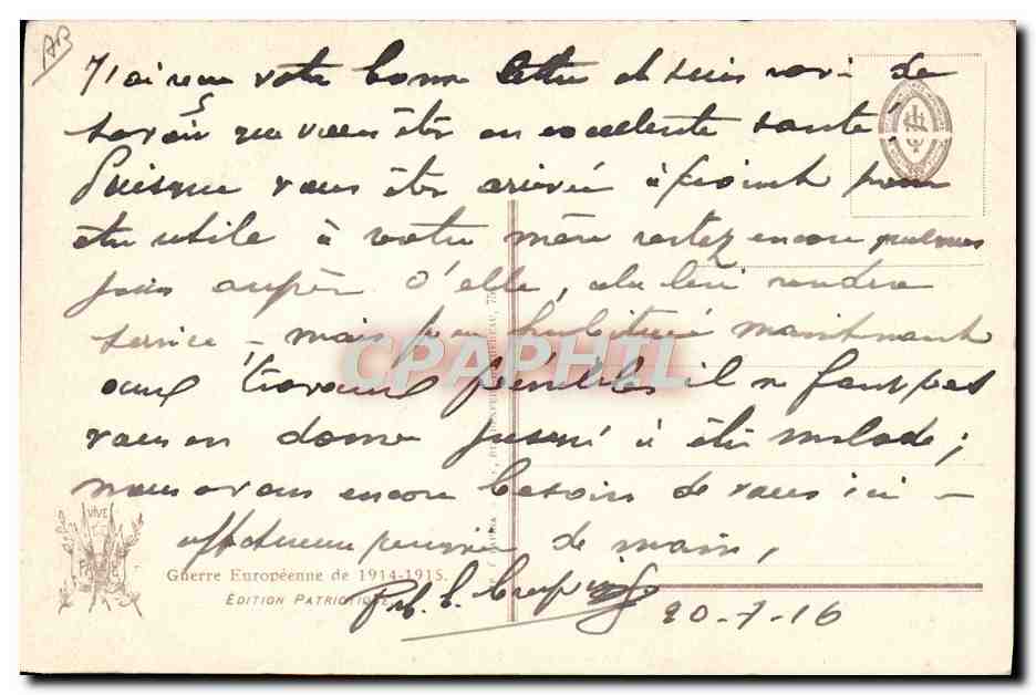 CPA Folklore La traite des noires Vache Soldat Militaria  — Verso