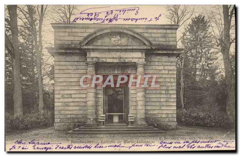 Rambouillet — Lactaria de María Antonieta — edición de Boudier, impresión Vauvillier