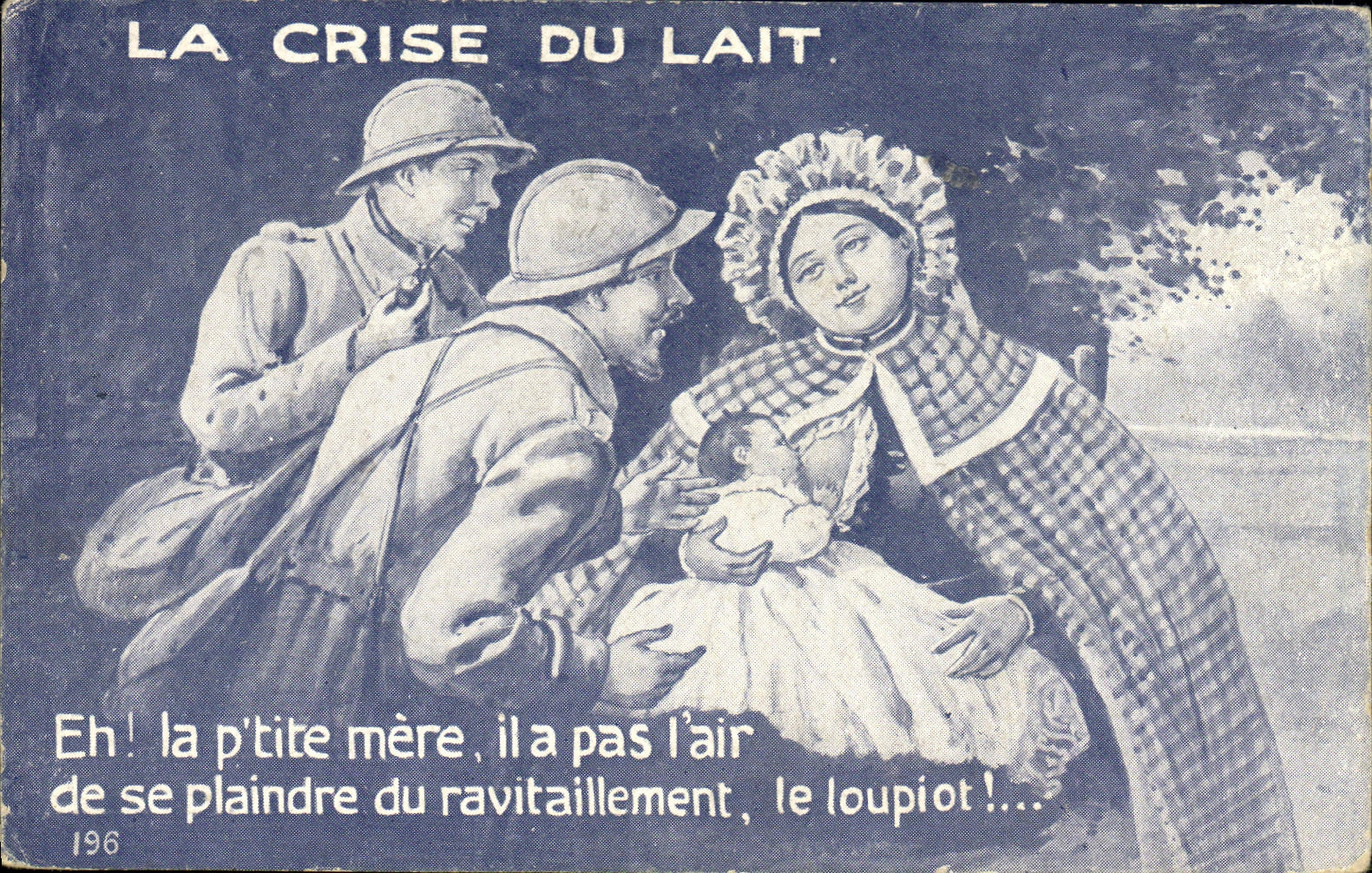 La crisi del latte — satira sul rifornimento — SID Parigi