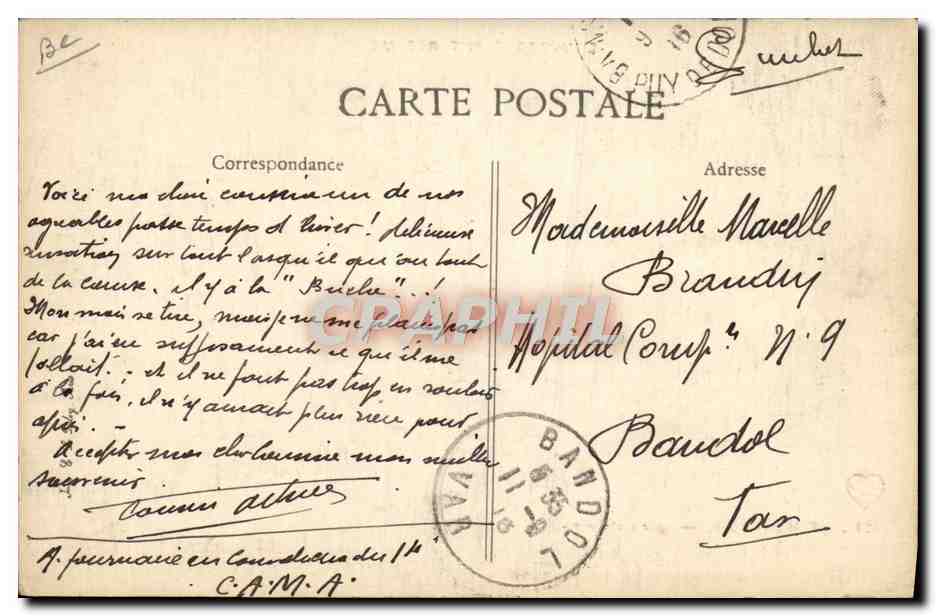Mont-Dore — Sport invernali — Una Sciatrice — Verso
