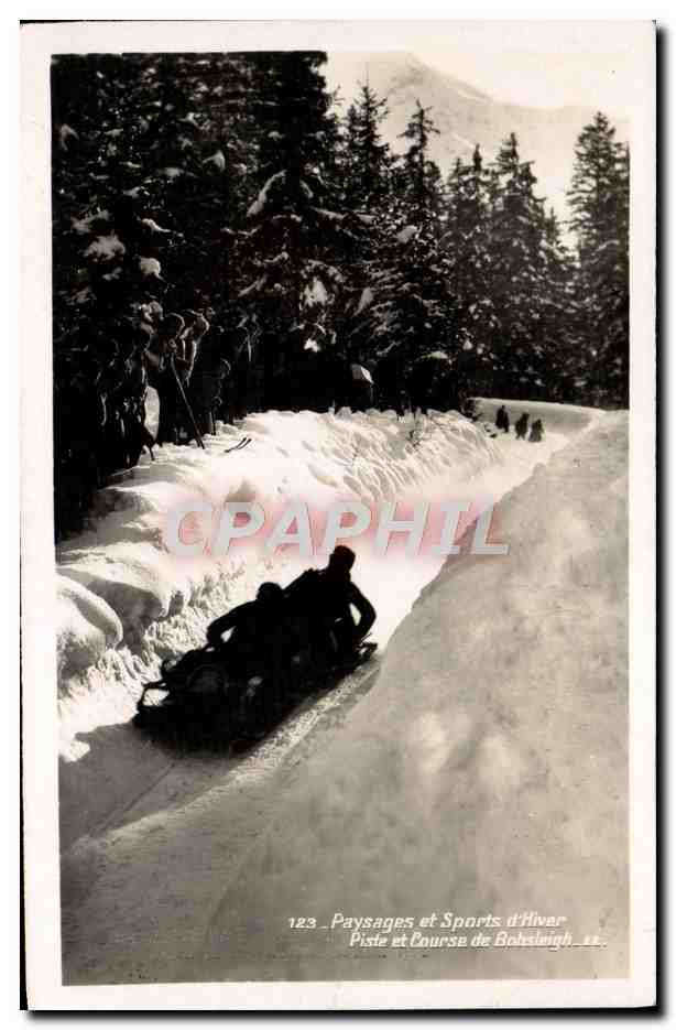 Piste et Course de Bohsleigh — Paysages et Sports d'Hiver — n°123