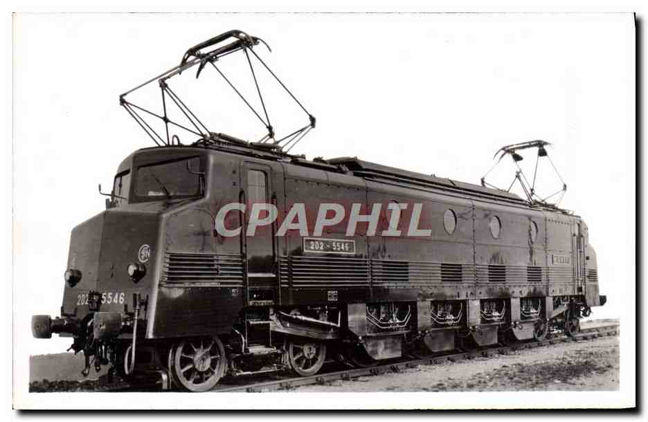 CPA Train Locomotive electrique a courant continu Type 2 Do 2