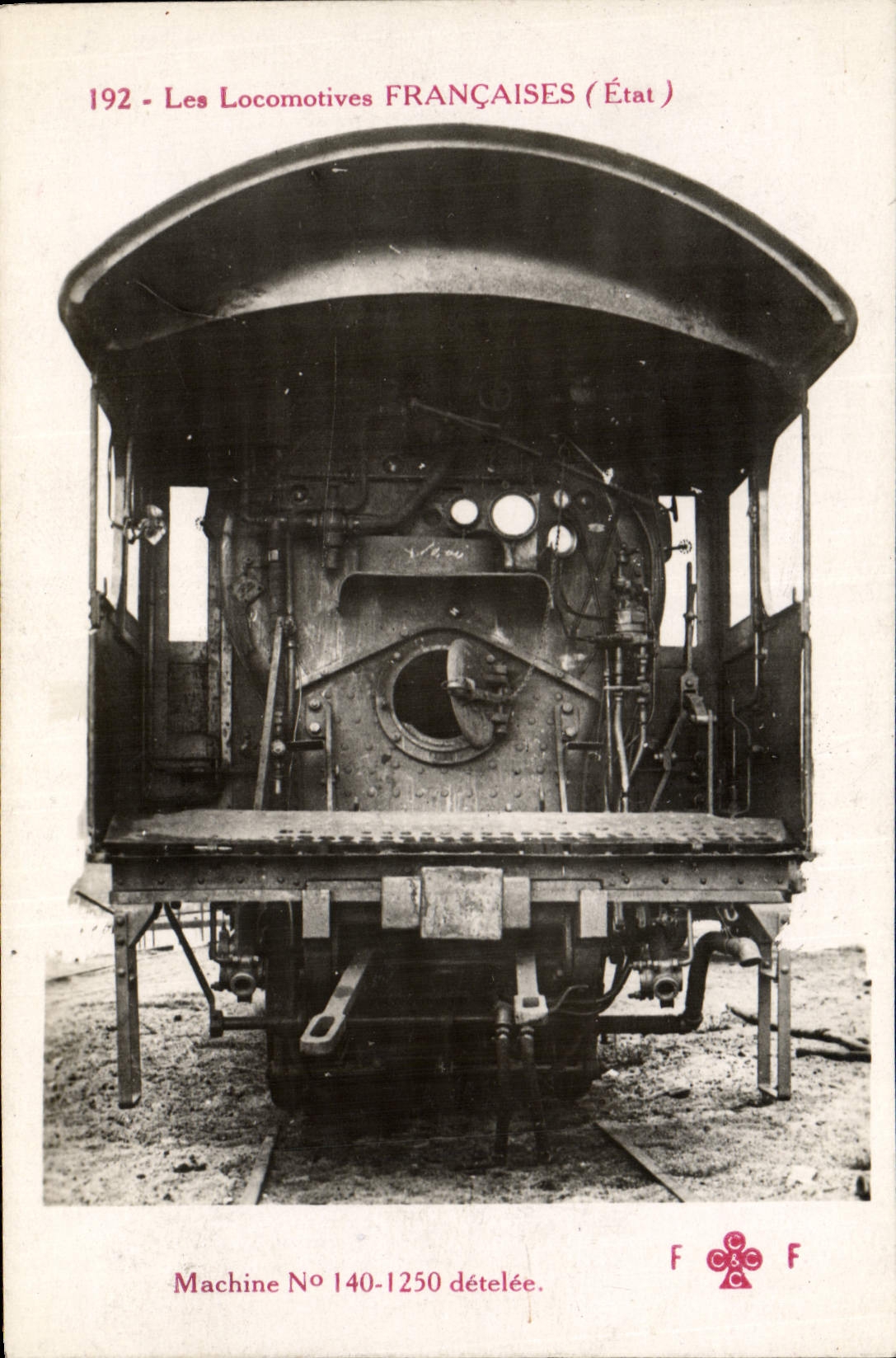 CPA Train Locomotive Machine 140 1250 detelee