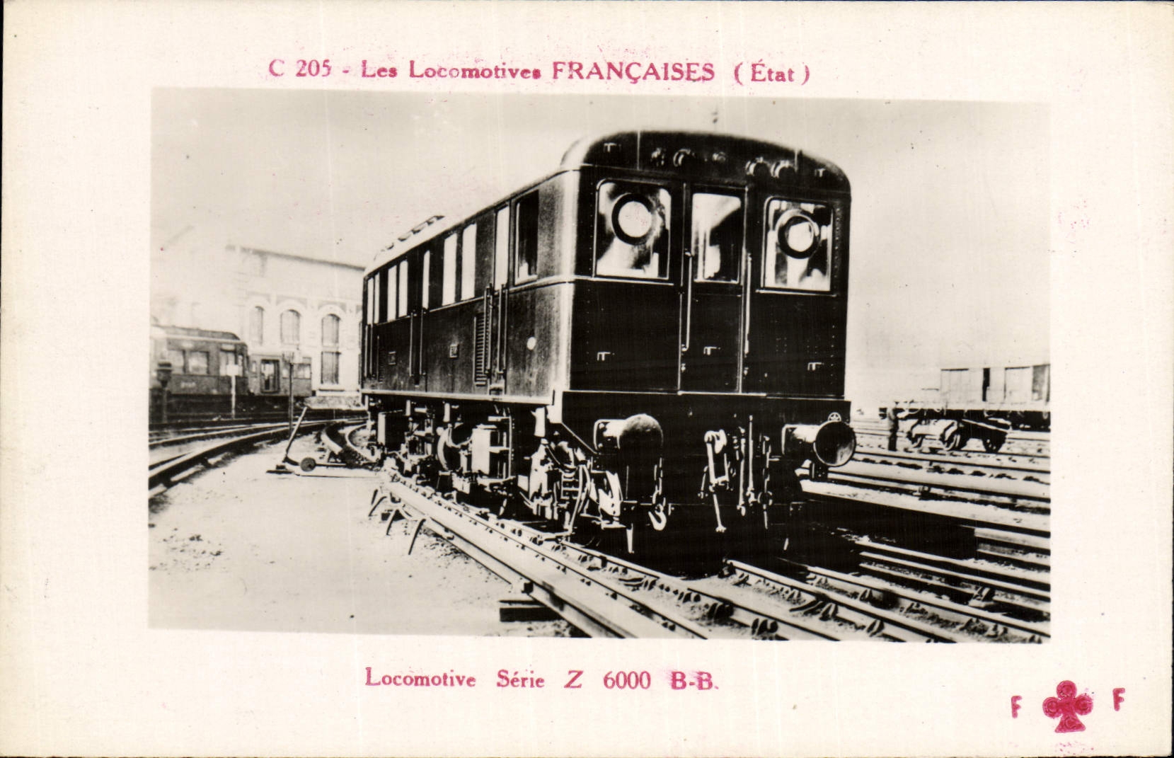 CPA Train Locomotive Serie Z 6000 B B