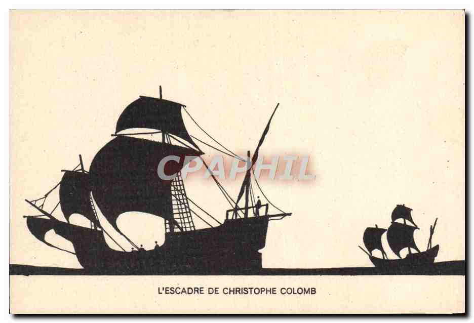 CPA Bateau Voilier L'escadre de Christophe Colomb 