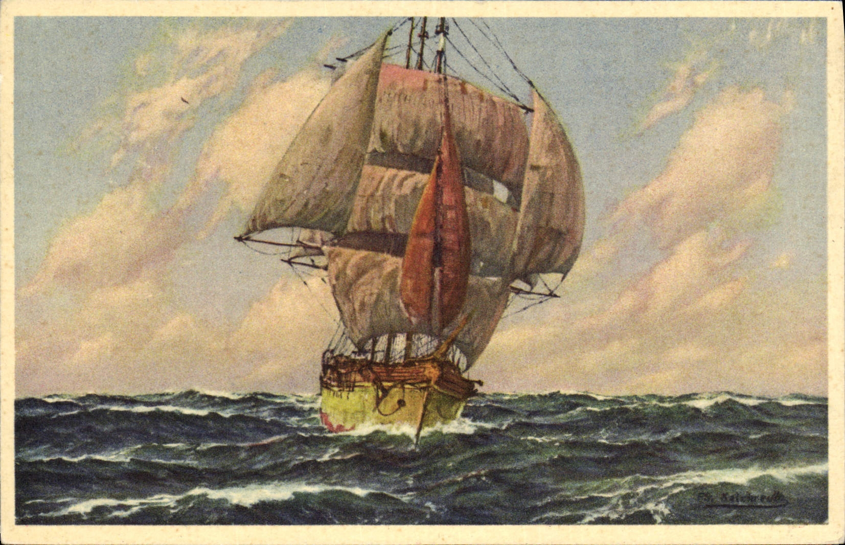 CPA Bateau Voilier 