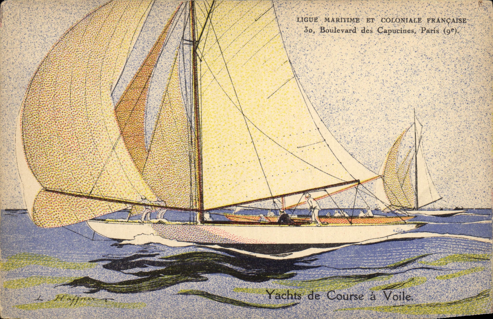 CPA Bateau Voilier Haffner Yachts de course a voile 