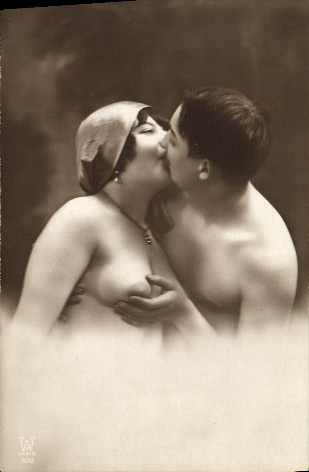 CPA Femme Nu erotique 